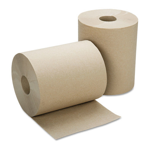 Skilcraft® Hardwound Paper Towels, Natural, 1-Ply, 600-ft., 12 Rolls (5915146)